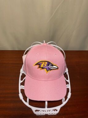 Baltimore Ravens Fude  Pink Adult  Strapback Unisex Baseball Cap O/S